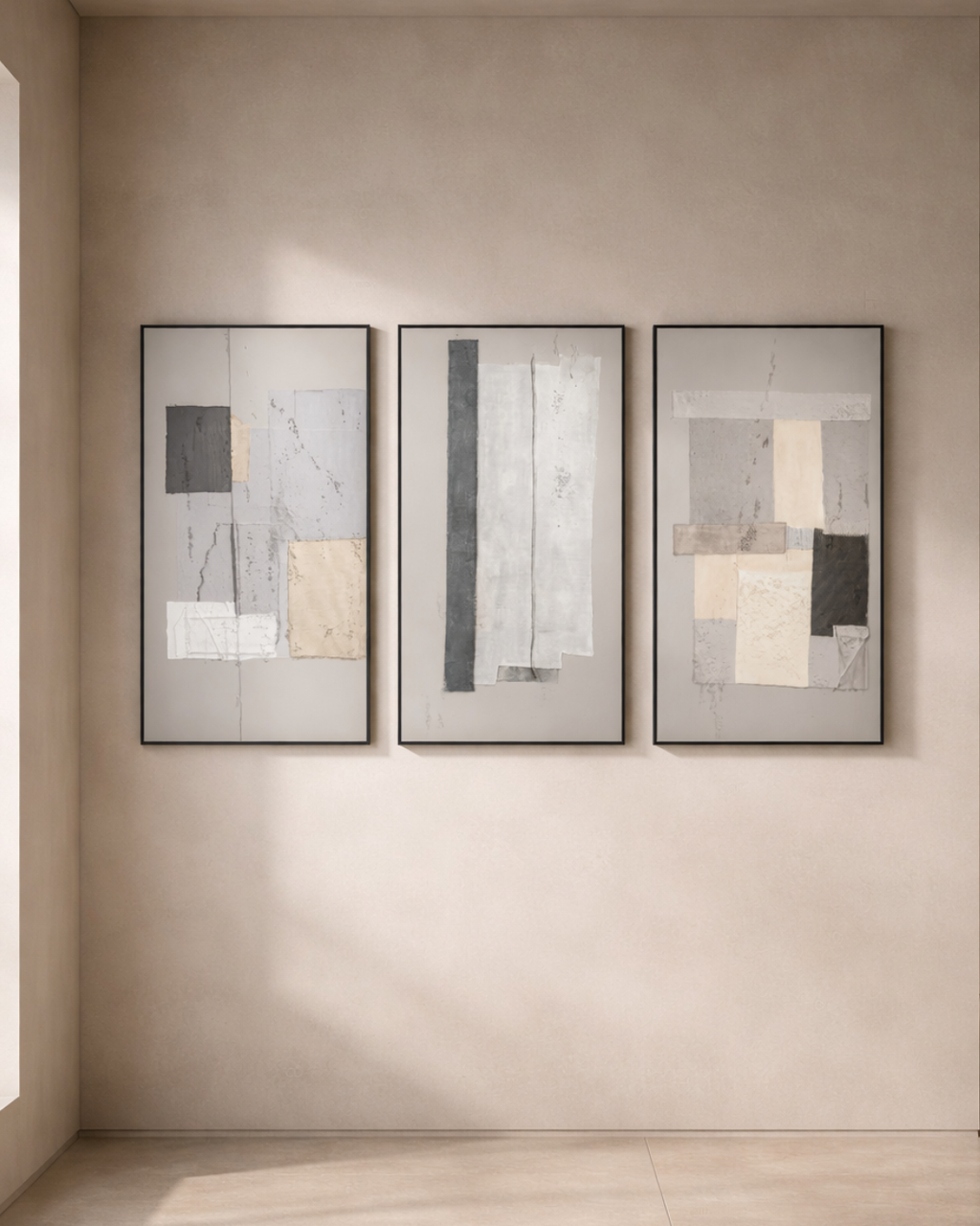 Tommy Franks Traced wall art, set of three