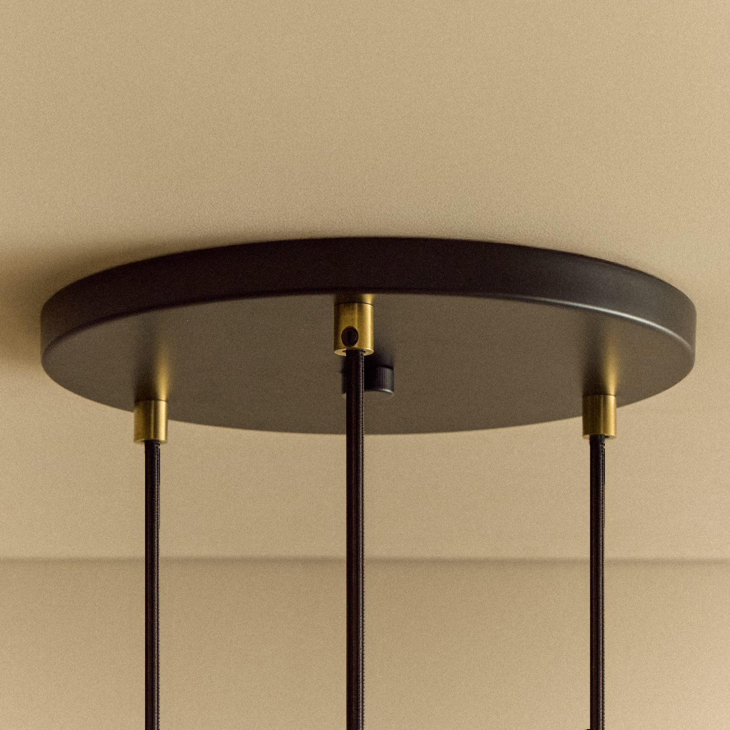 Tala Triple Pendant in Brass (view 4)