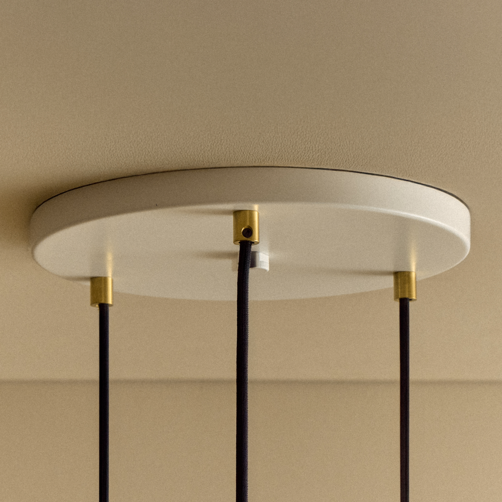 Tala Triple Pendant in Oak + Sphere IV (view 2)