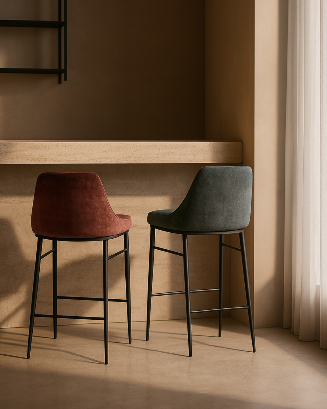 Tommy Franks Vai Pacific bar stool, alternate view