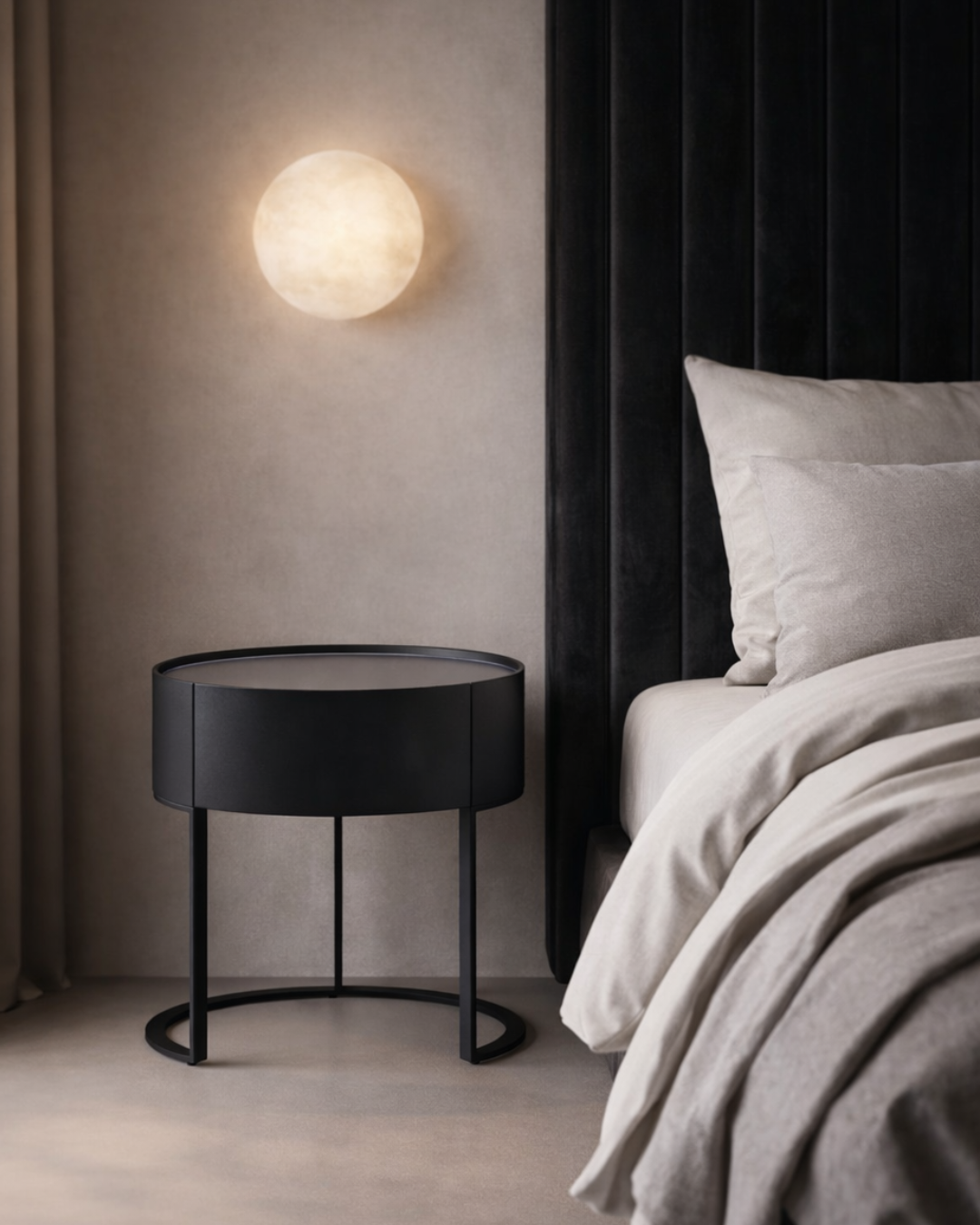 Tommy Franks Verge bedside tables in grey wash oak, set of two