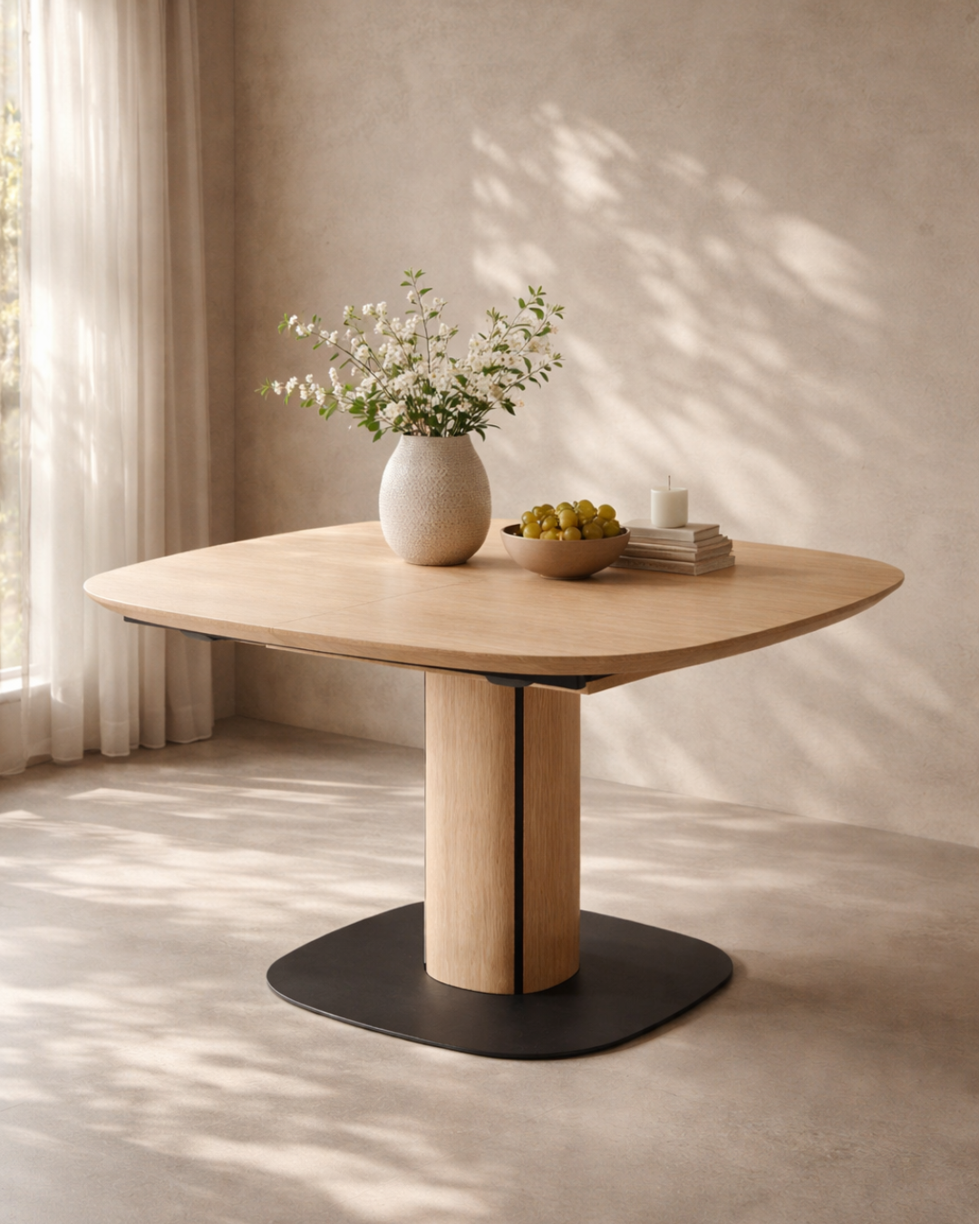 Tommy Franks Vita extension dining table in ash oak