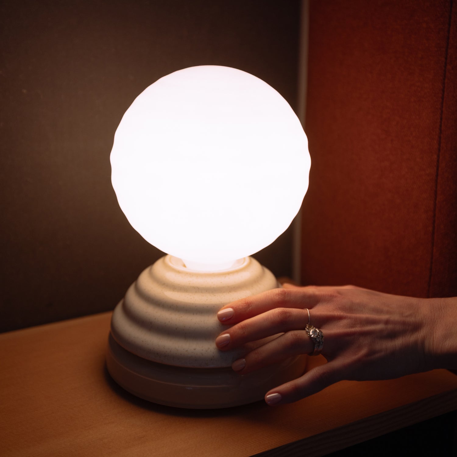 Tala Wake Sleep Light in Pebble White (view 6)