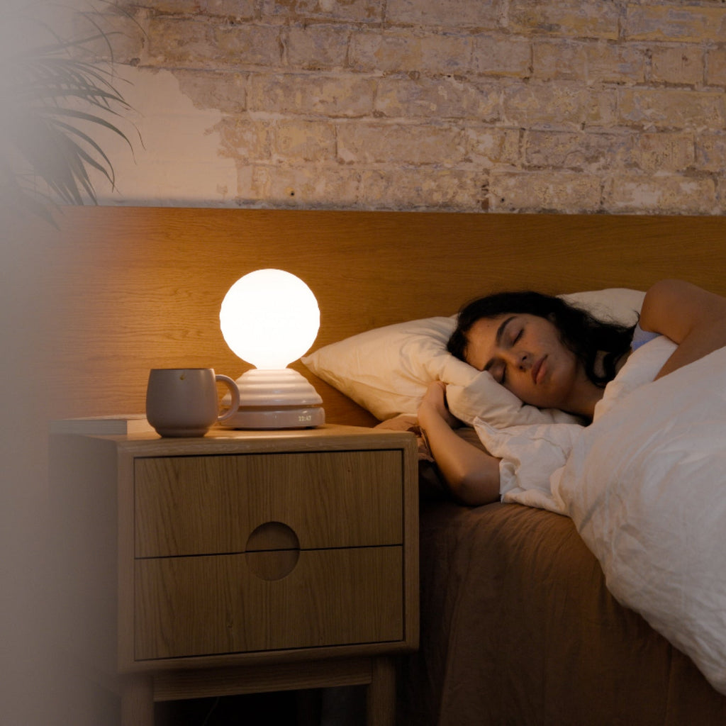 Tala Wake Sleep Light in Pebble White
