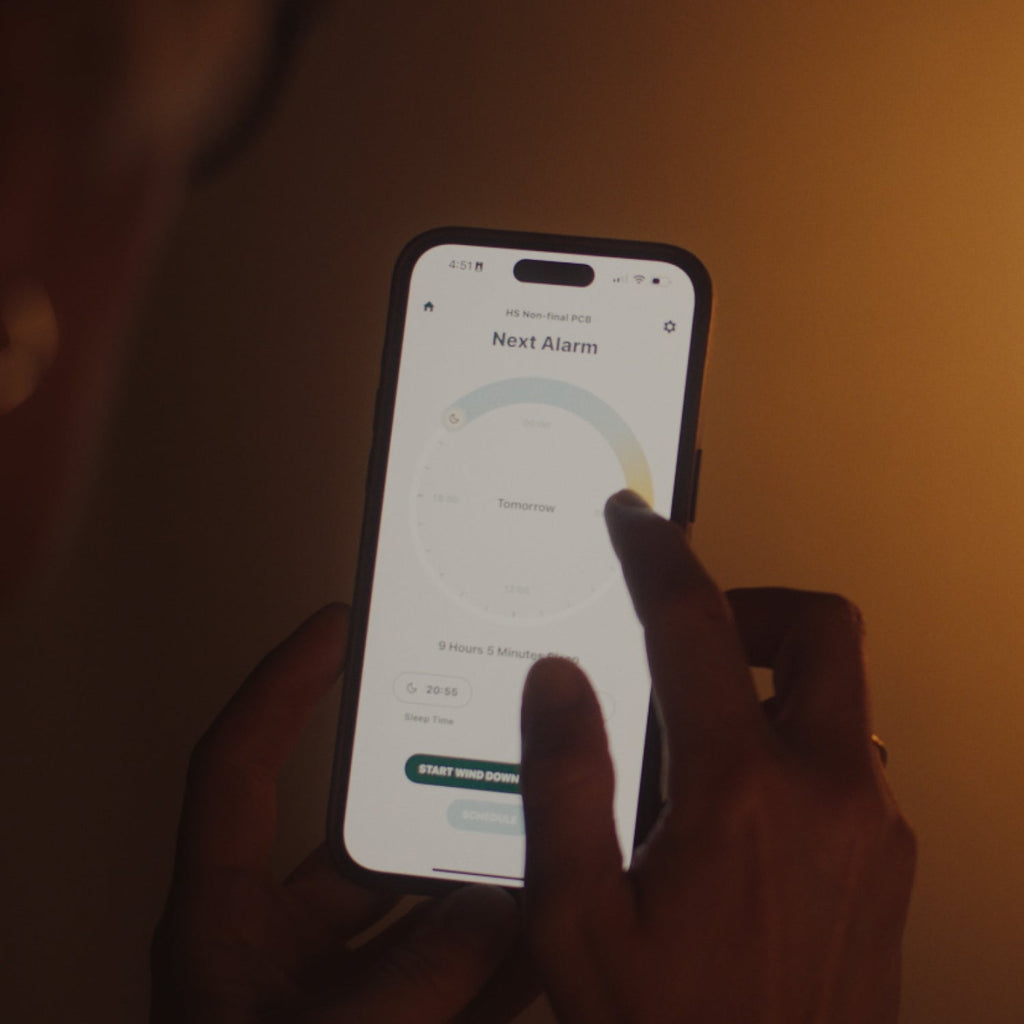 Tala Wake Sleep Light in Pebble White (view 4)