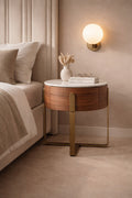 Aurelia Round Bedside Table
