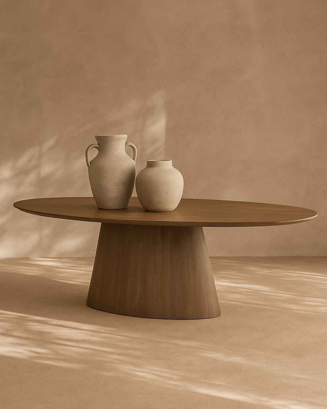 Tommy Franks Tavamo oval dining table in walnut
