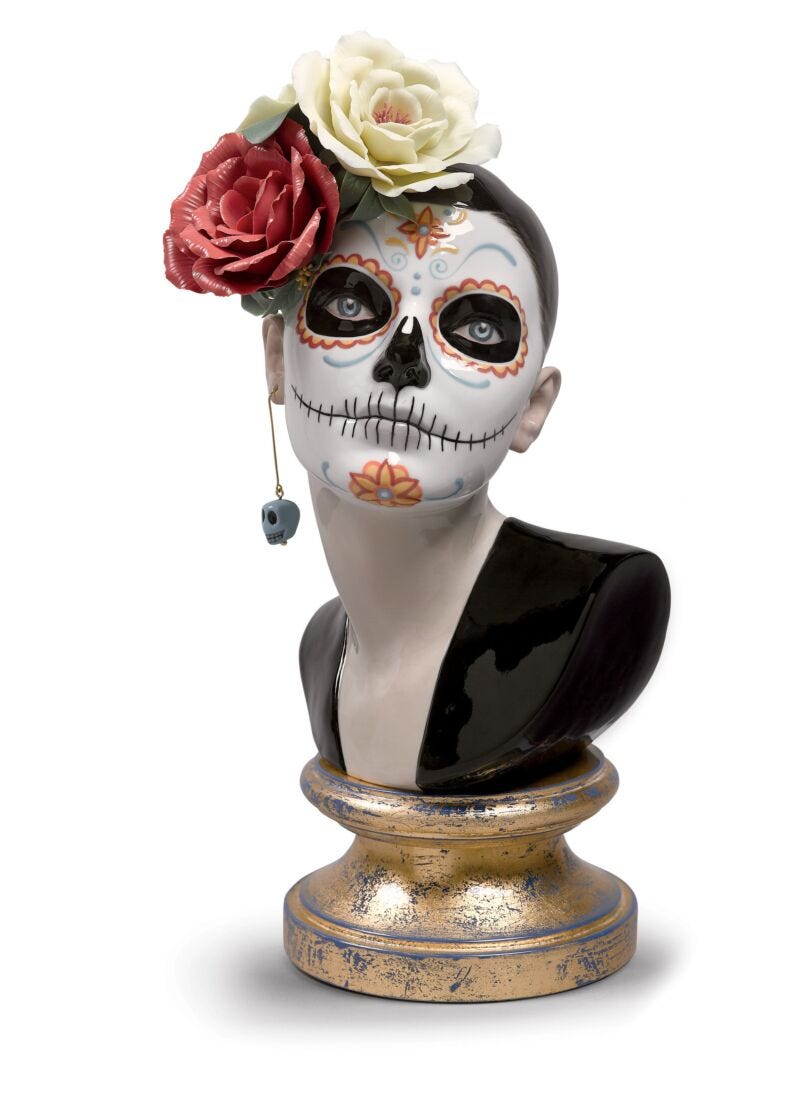 Lladro Beautiful Catrina Figurine Limited Edition