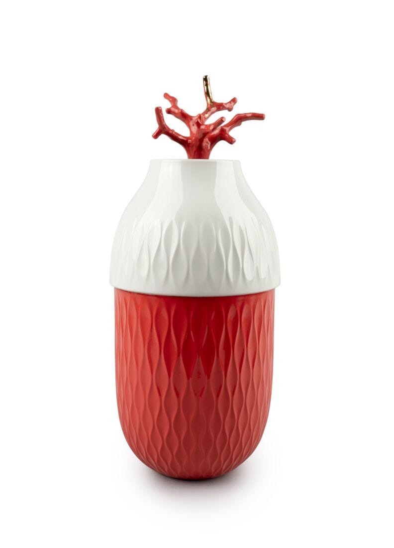 Lladro Coral Vase