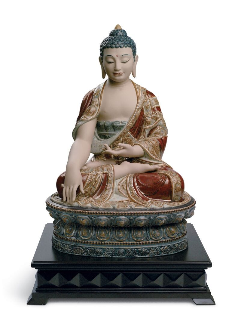 Lladro Shakyamuni Buddha Figurine Earth Limited Edition