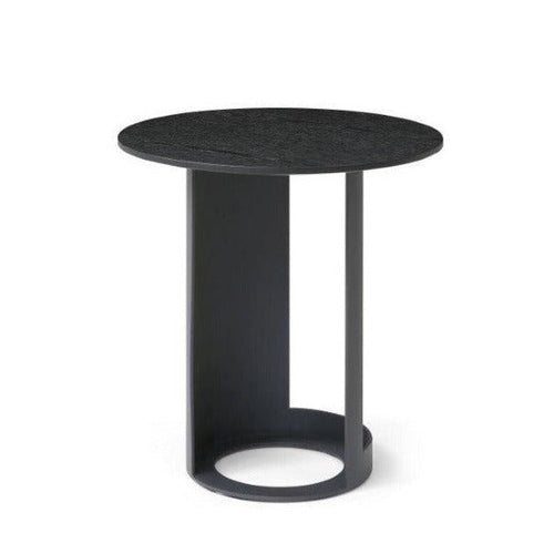 Tommy Franks Alban matte black side table, alternate view