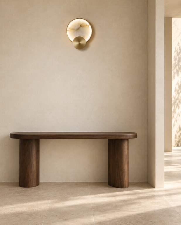Araco Lumière Frozen Avira Alabaster LED Wall Light