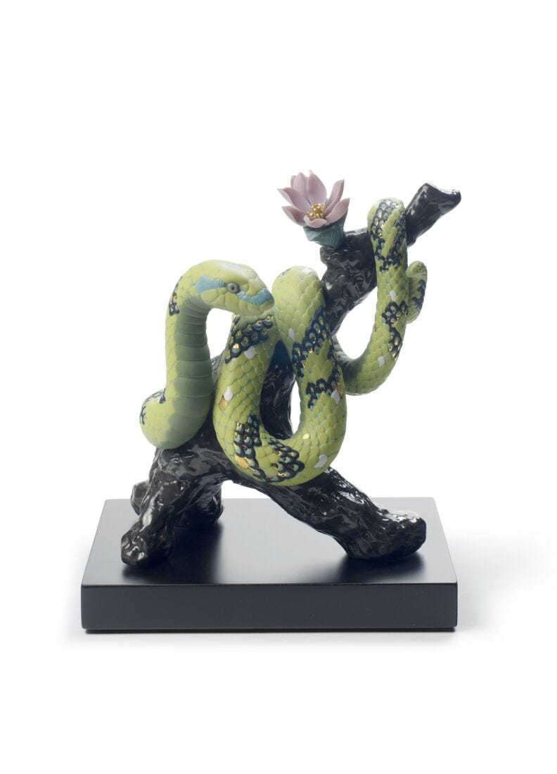 Lladro The Snake Sculpture Limited Edition