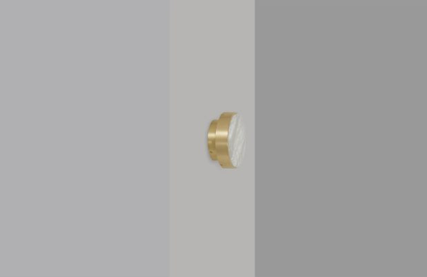 CTO Lighting Anvers Rose Small Wall Light DALI-A satin brass