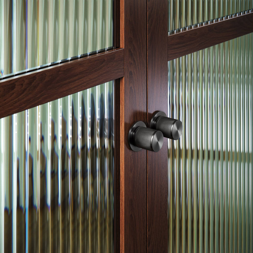 Buster + Punch Linear door knob lifestyle by Araco Interiors