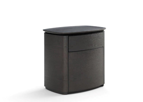 Tommy Franks Blade smoke oak bedside table, alternate view
