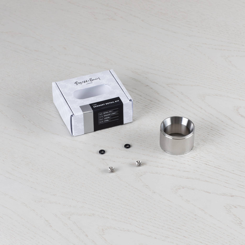 Buster + Punch Exhaust Detail Kit unboxing, Steel