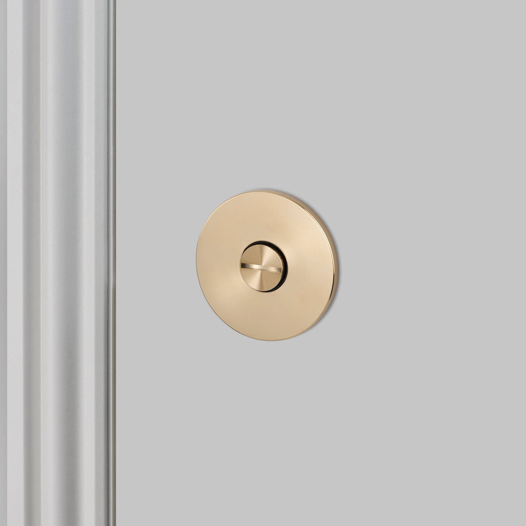 Buster + Punch Thumbturn Lock Cast in Brass detail