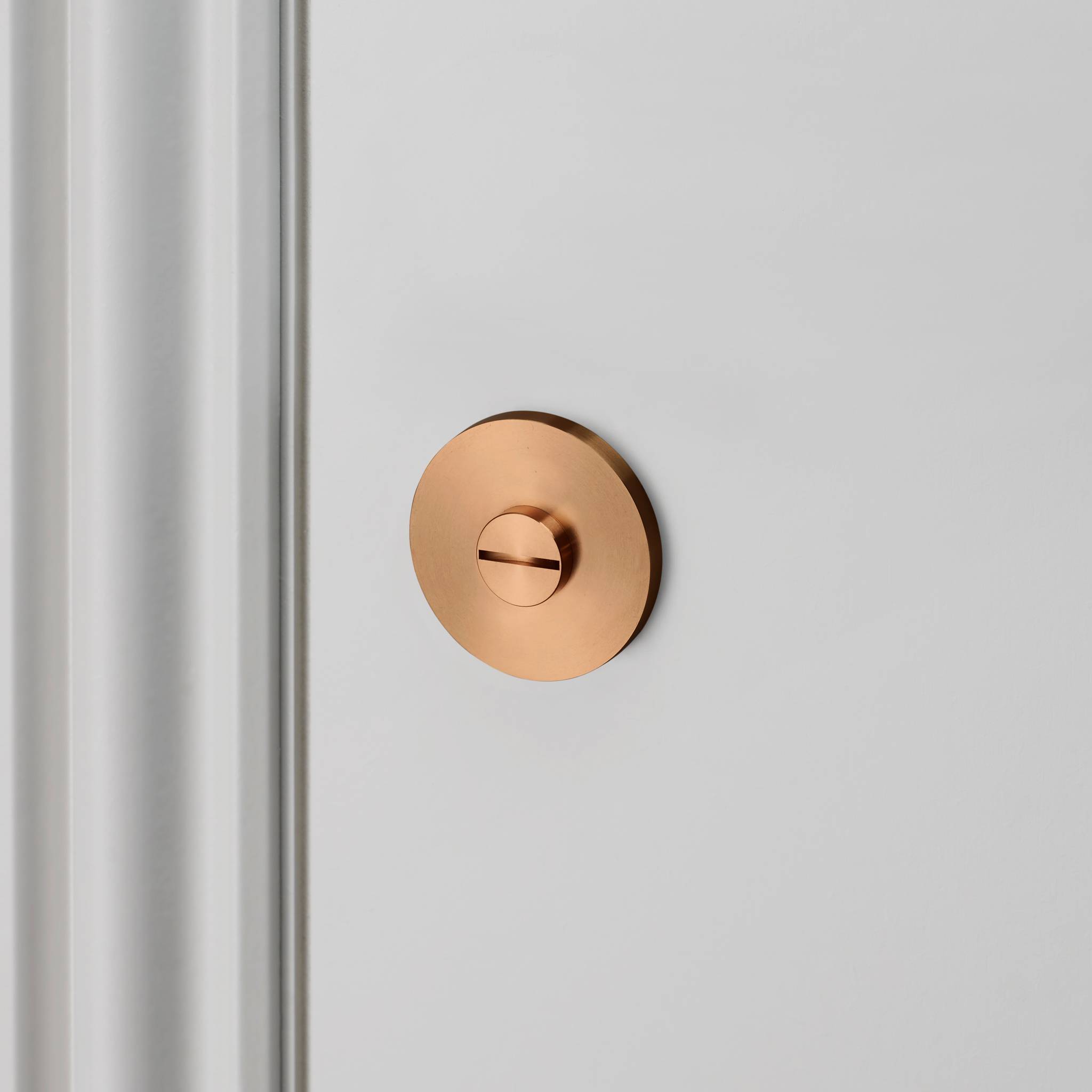 Buster + Punch Thumbturn Lock Cross Knurl in Warm Sunset
