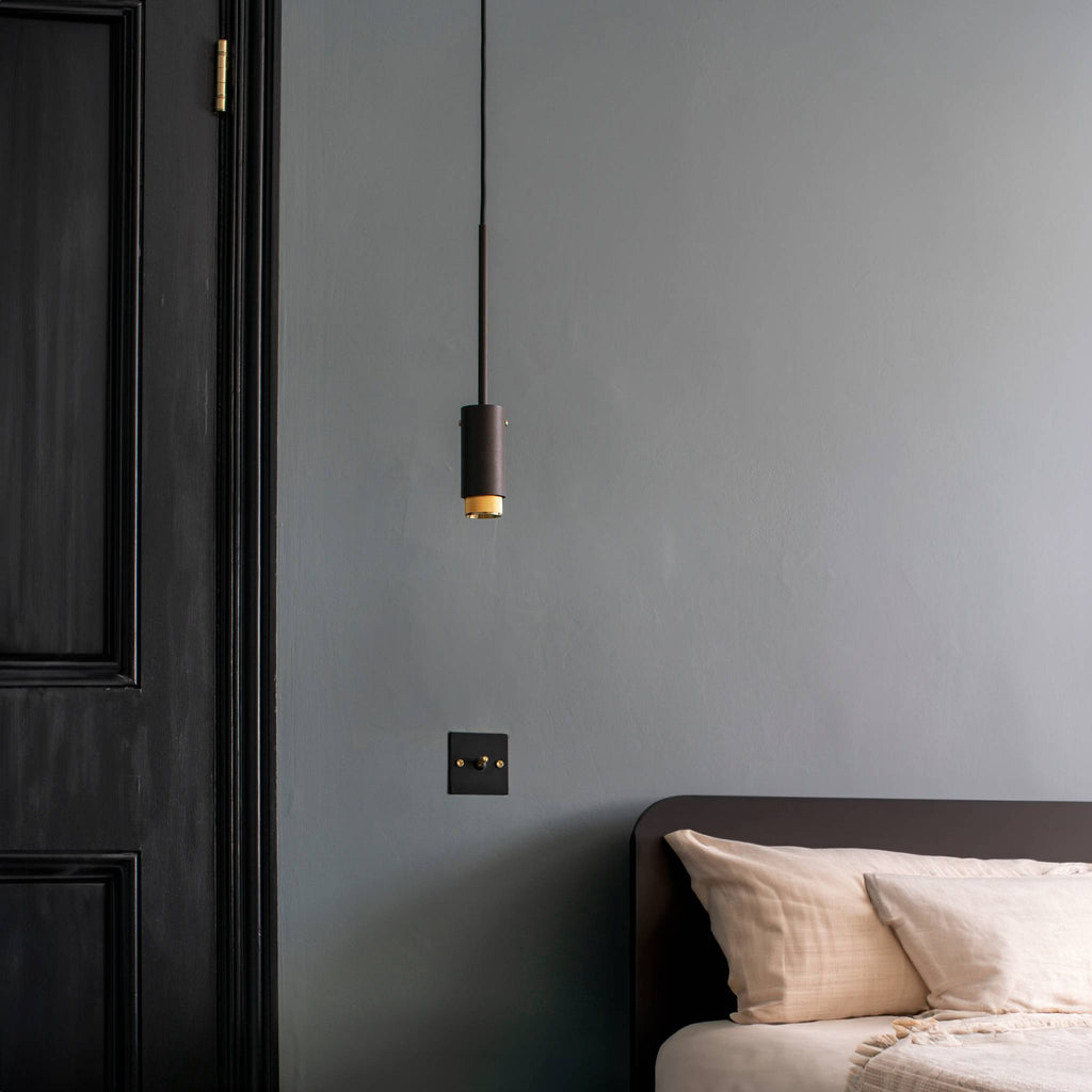 Buster + Punch Exhaust Pendant cross in an interior