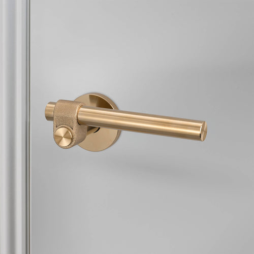 Buster + Punch Door Handle Set Cast Brass by Araco Interiors