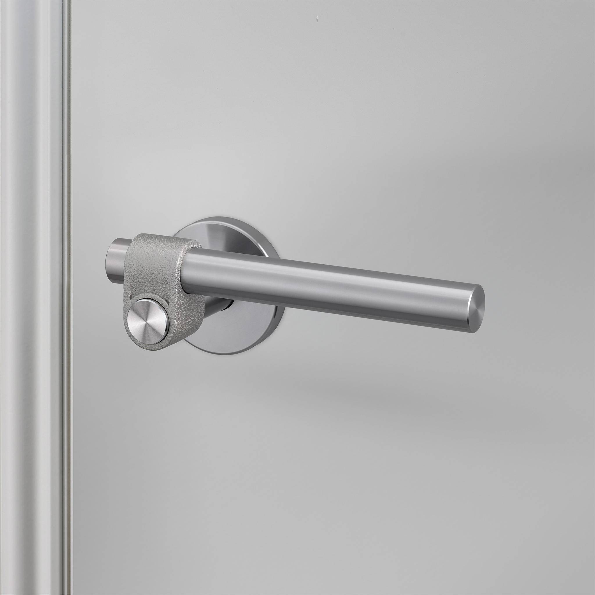 Buster + Punch Door Handle Set Cast Steel by Araco Interiors