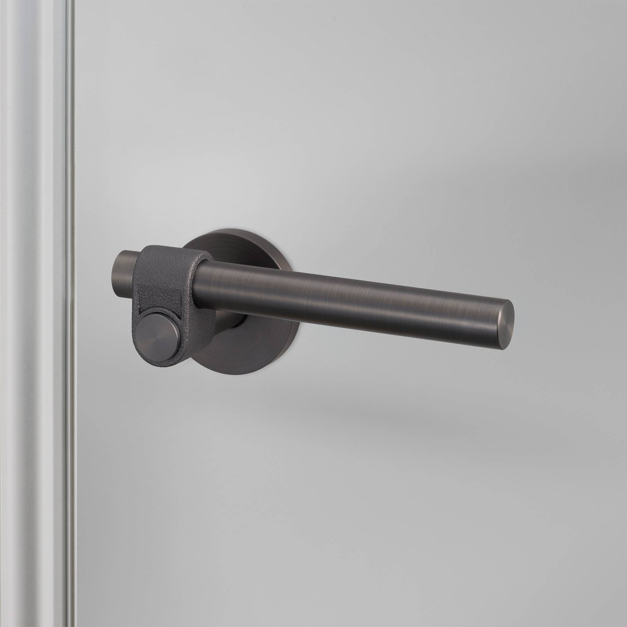 Buster + Punch Door Handle Set Cast Smoked Bronze by Araco Interiors