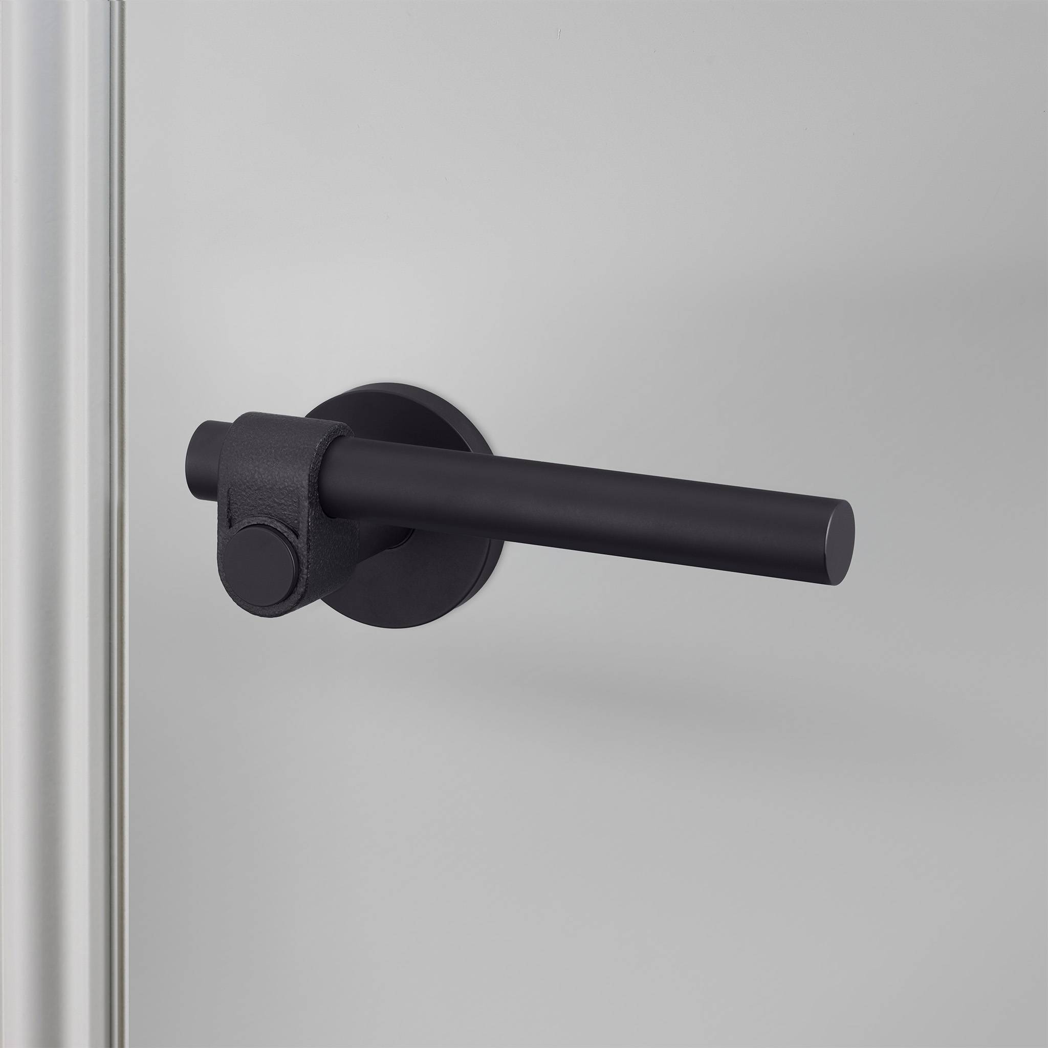 Buster + Punch Door Handle Set Cast Welders Black by Araco Interiors