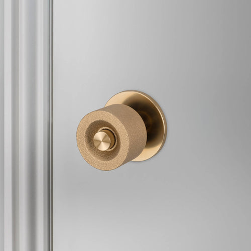 Buster + Punch Door Knob Set Cast in Brass