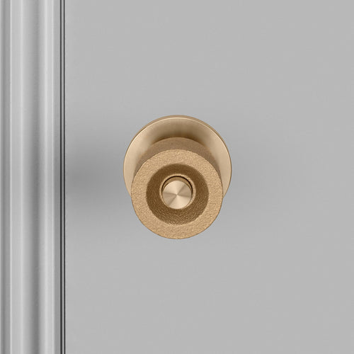 Buster + Punch Door Knob Set Cast in Brass front