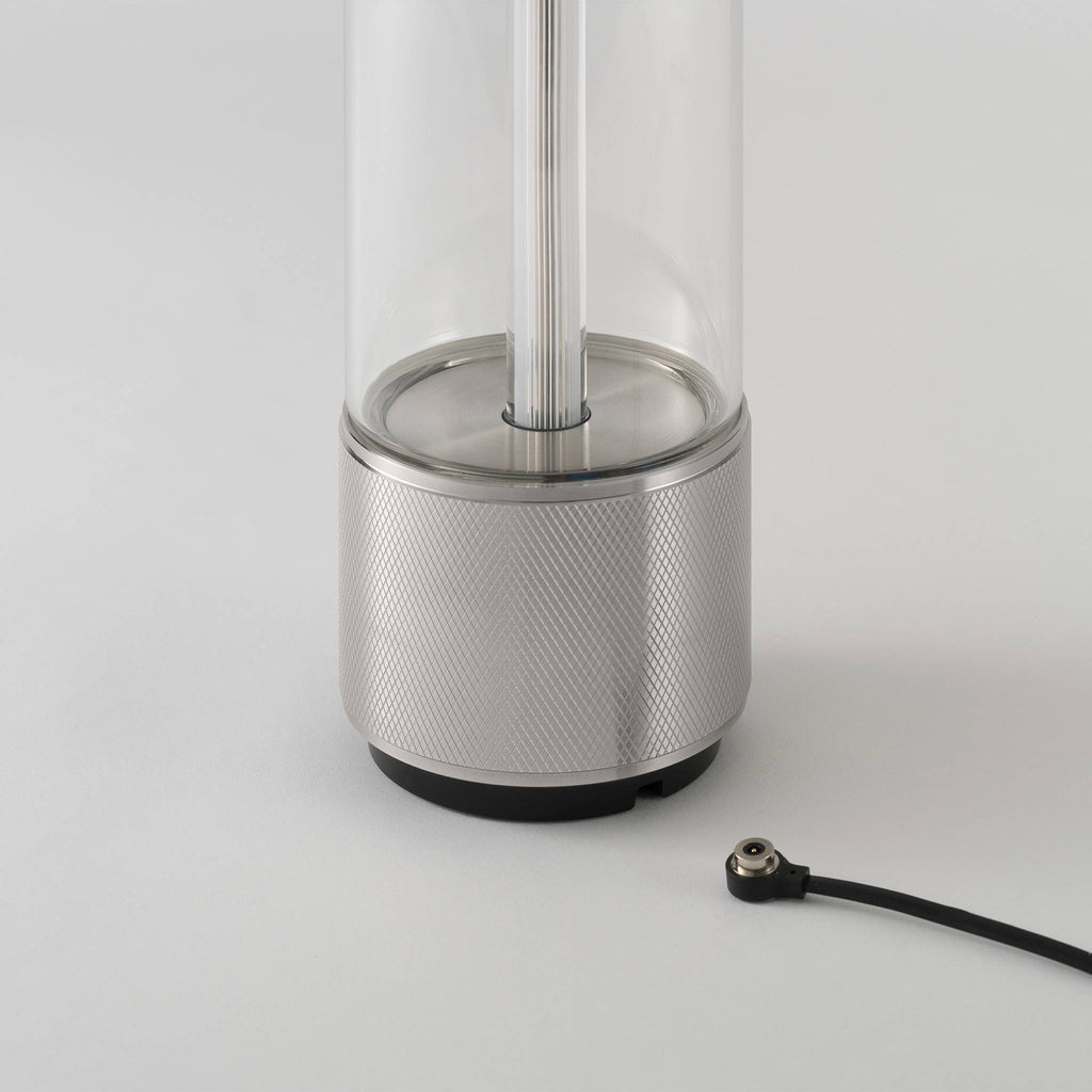 Buster + Punch Takeout in Steel, knurl detail