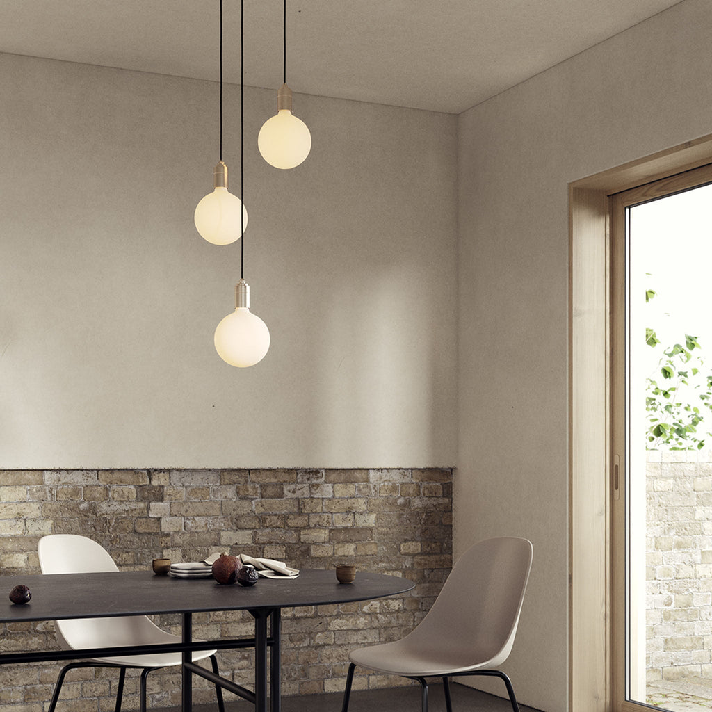 Tala Triple Pendant in Brass + Sphere IV