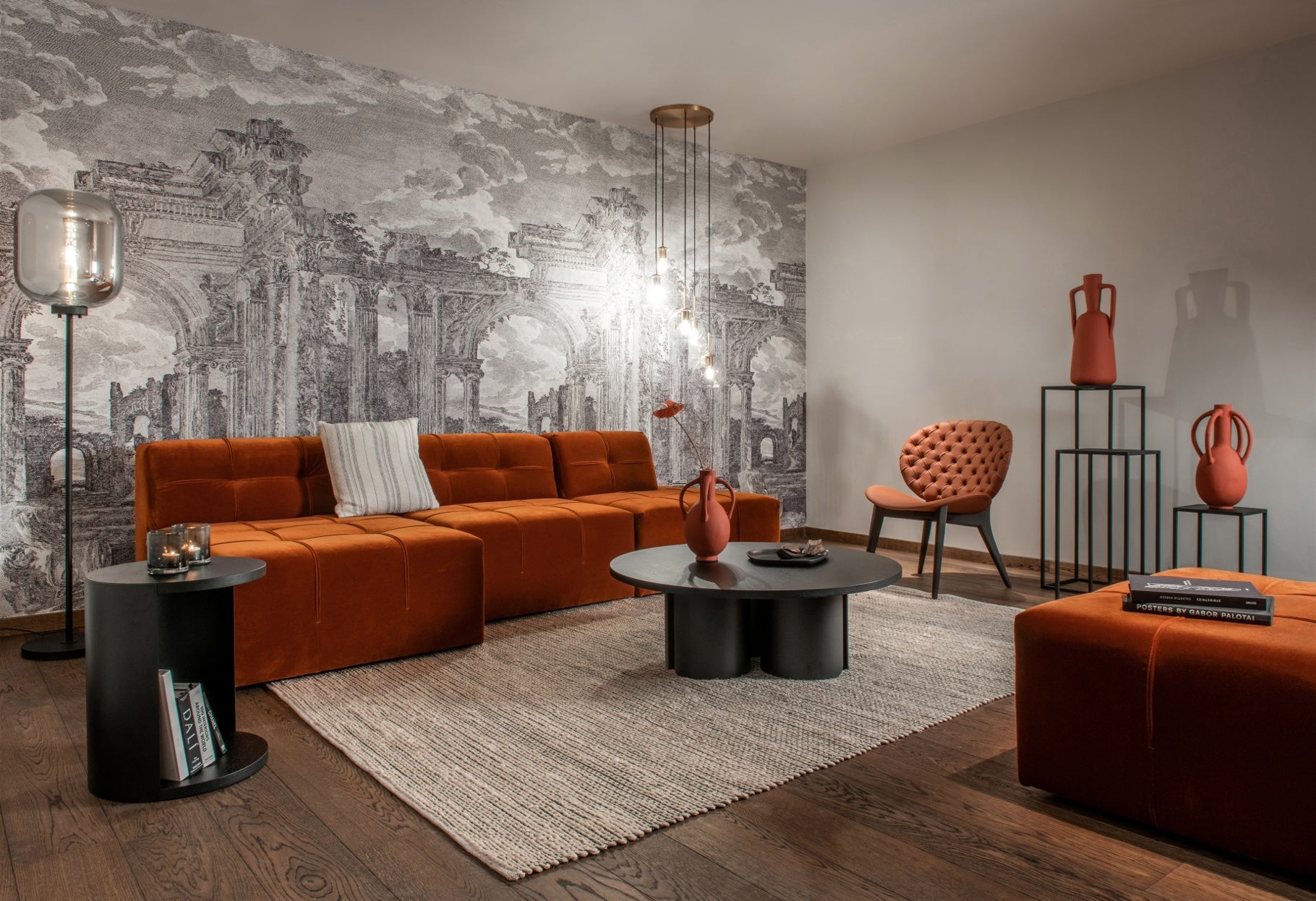 BRESCIA Sofa Left - dimensional drawing