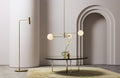 CTO Lighting Heron Floor Lamp – Calacatta Viola