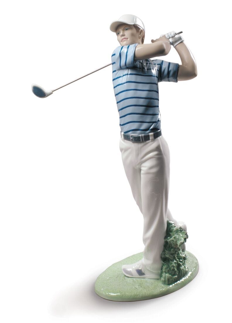 Lladro Golf Champion Man Figurine