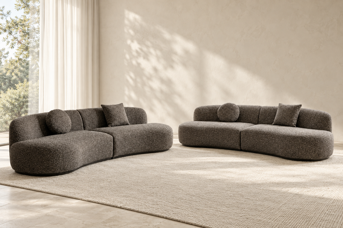 Araco Atelier Coco 4 Seater Sofa Pebbles