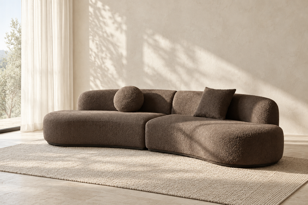 Araco Atelier Coco 4 Seater Sofa Porcini