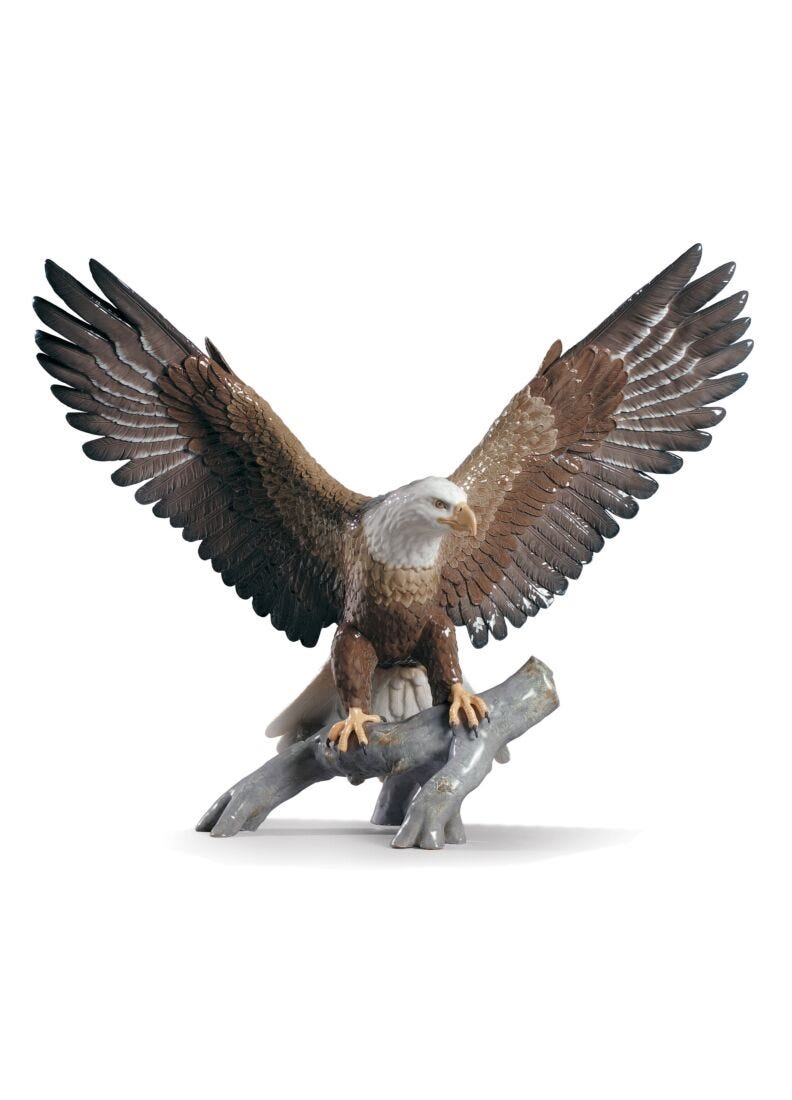Lladro Freedom Eagle Sculpture