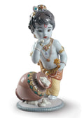 Lladro Krishna Butterthief Figurine