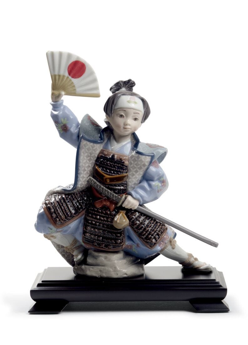 Lladro Momotaro Figurine Limited Edition