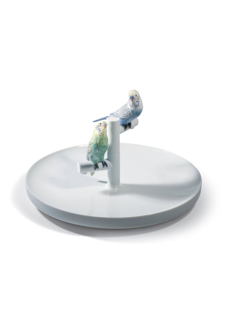 Lladro Parrot Romance Plate