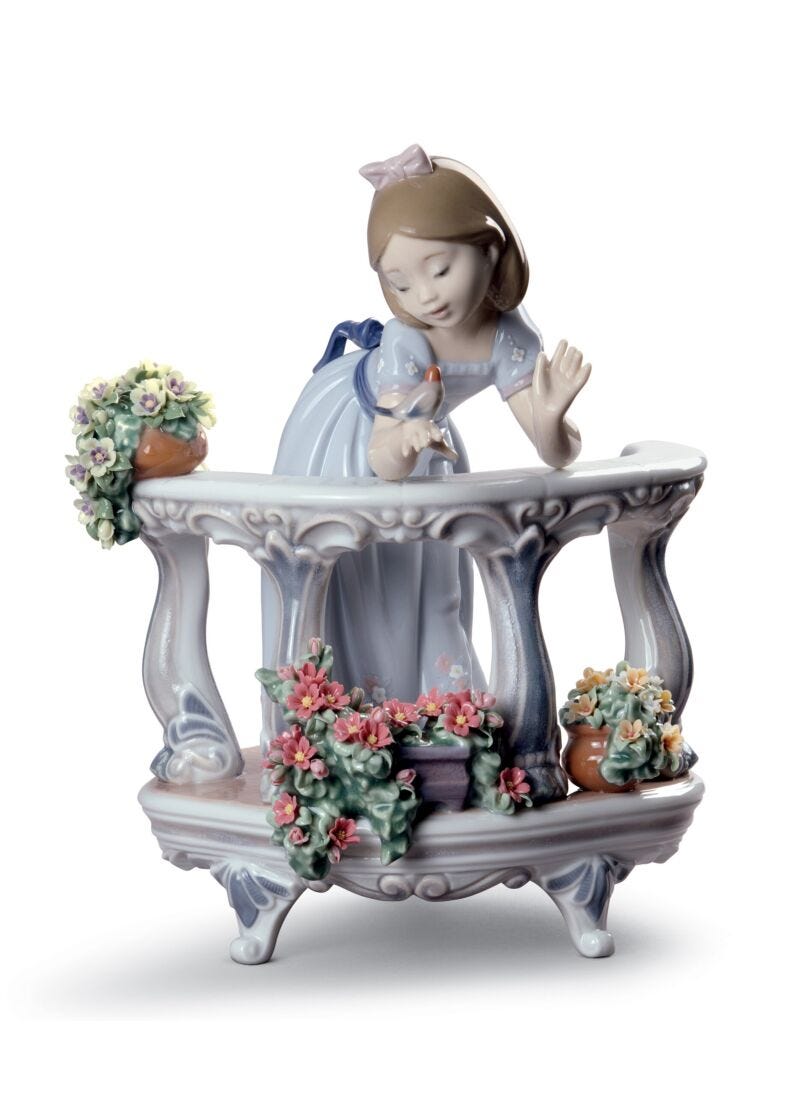 Lladro Morning Song Girl Figurine Special Edition