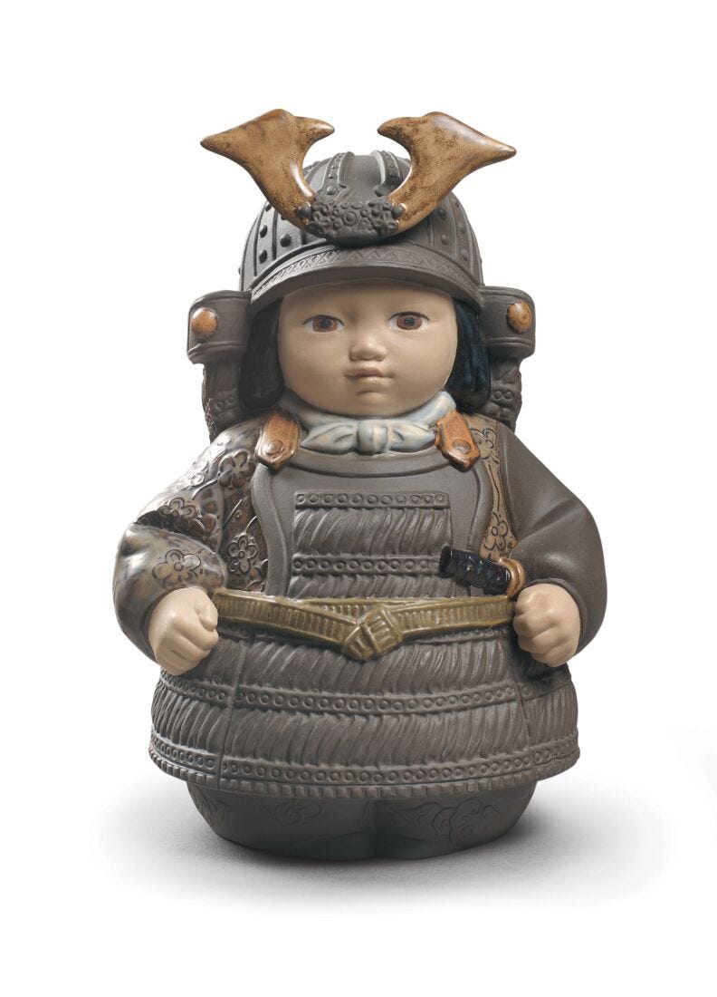 Lladro Samurai Toy Figurine