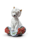 Lladro Playful Character Dog Figurine
