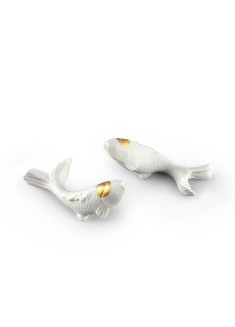 Lladro Koi Accessory Golden Luster