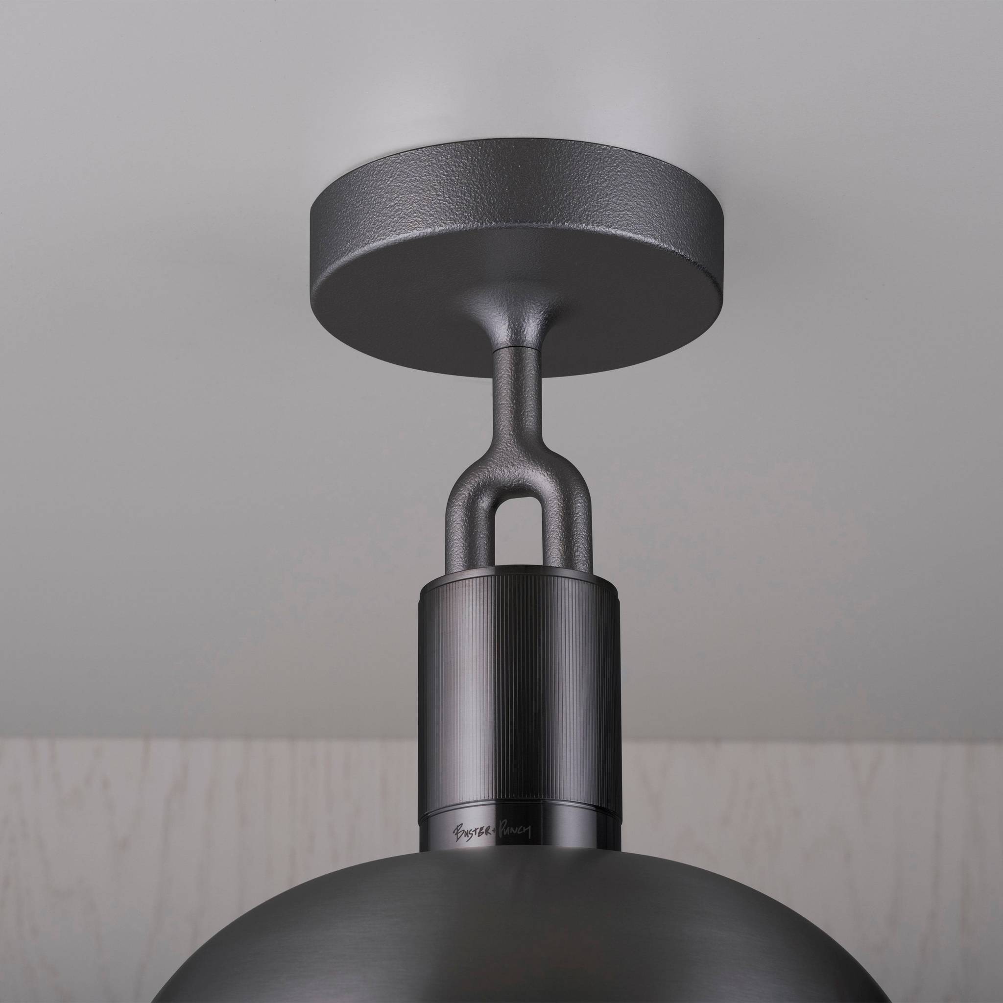 Buster + Punch Forked Ceiling Light Large Gun Metal detail luxury ceiling light by Araco Interiors
