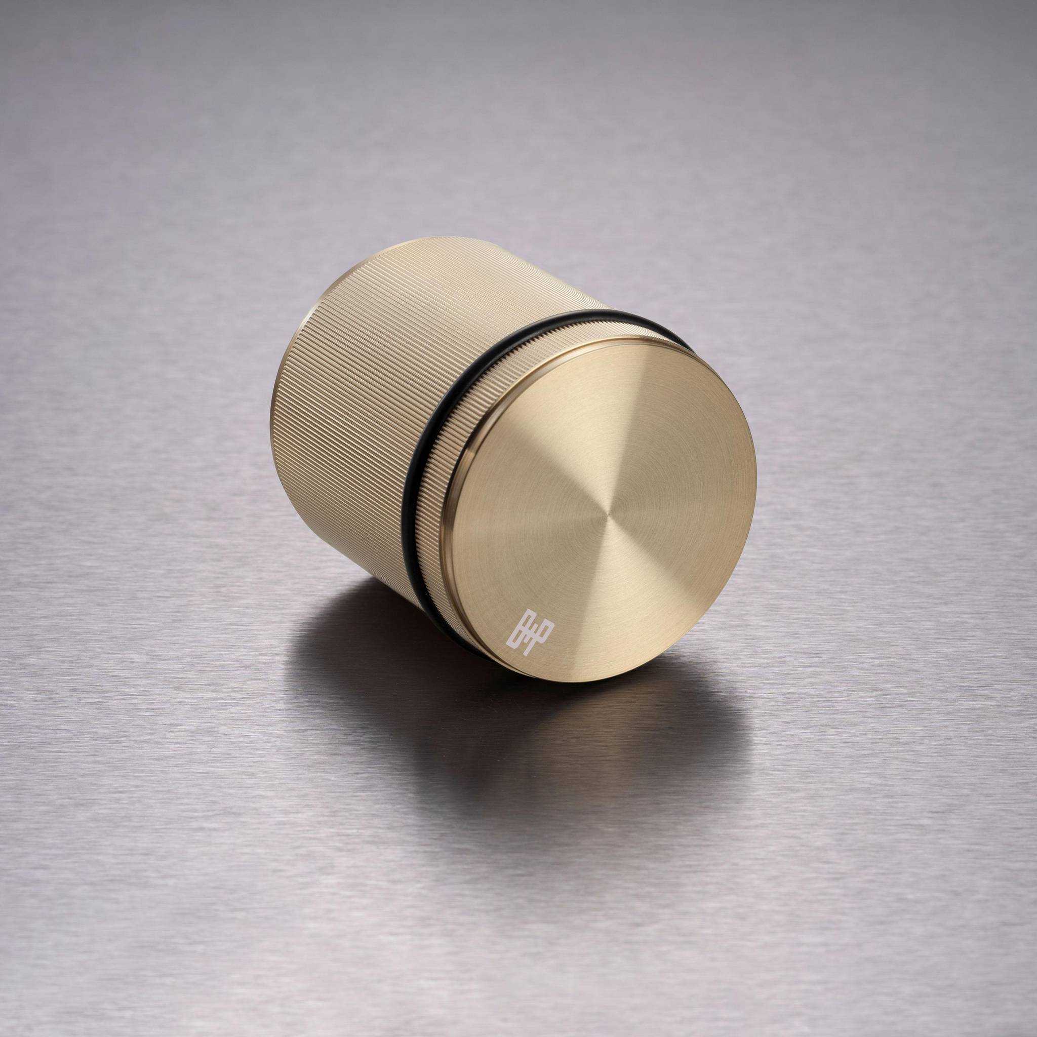 Buster + Punch Freestanding Door Stop Linear in Brass detail