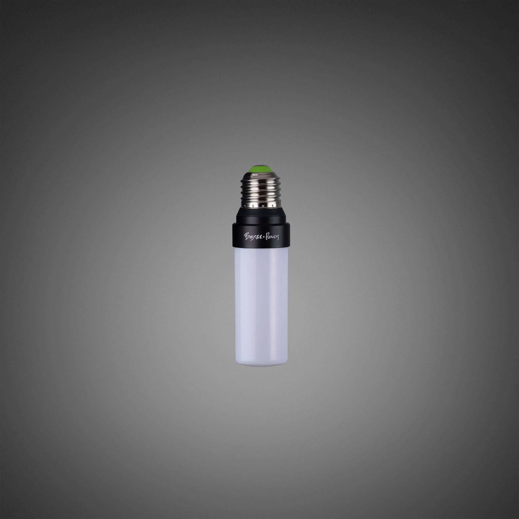 Buster + Punch Punch Bulb Forked Opal lit view by Araco Interiors
