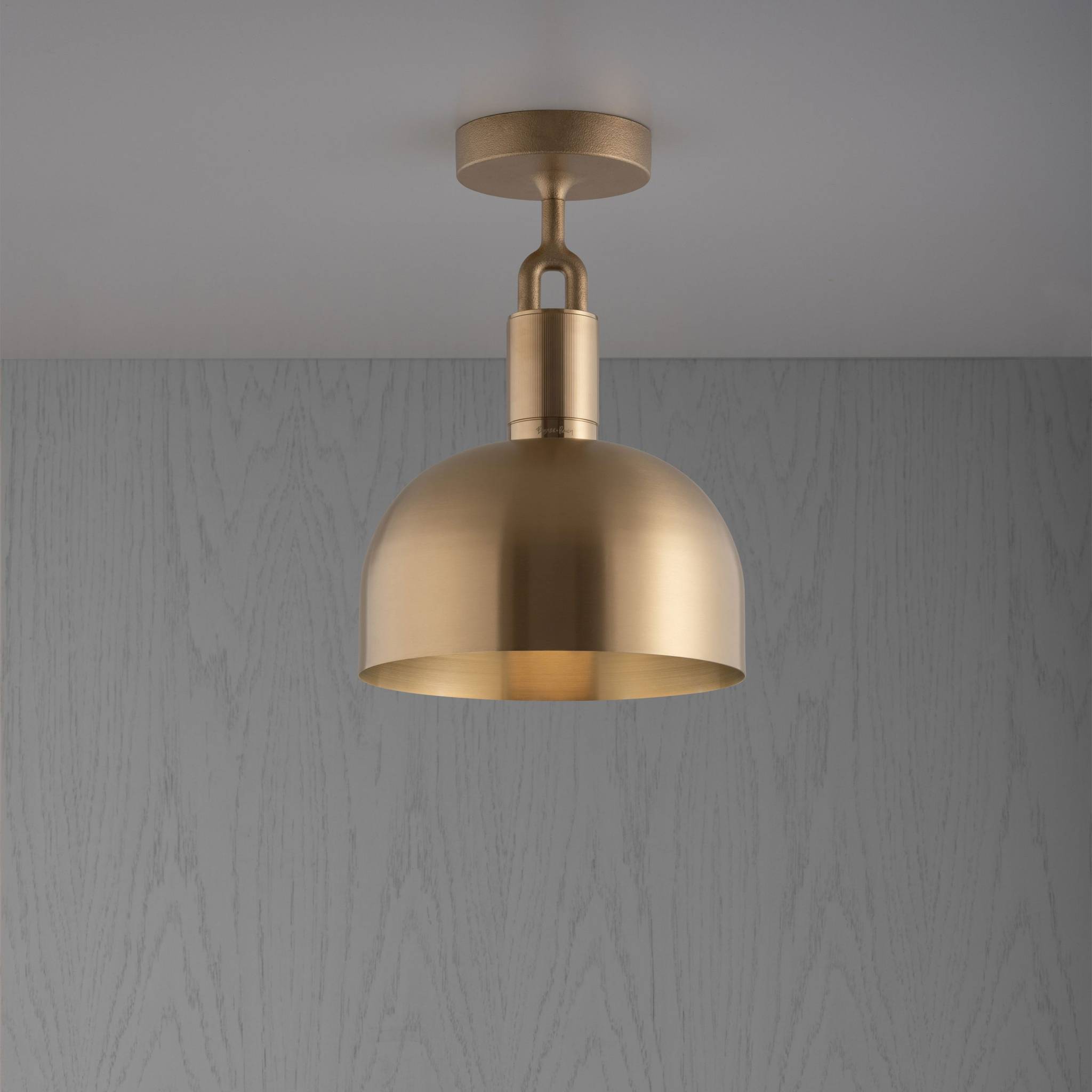 Buster + Punch Forked Ceiling Light Metal Shade, Medium Brass luxury ceiling light by Araco Interiors