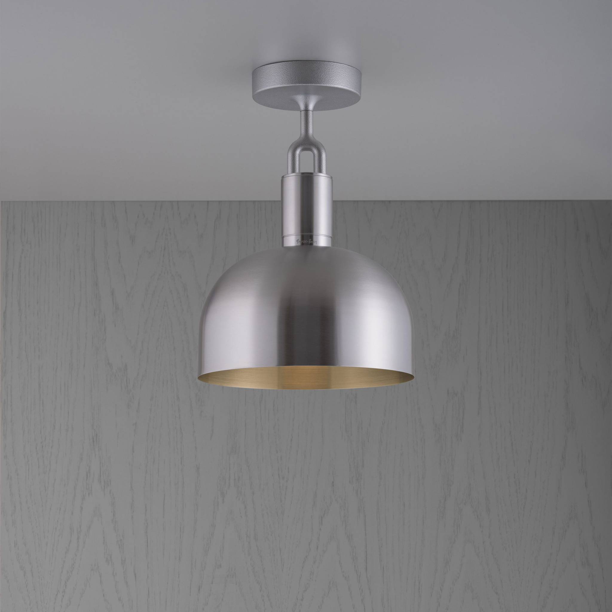 Buster + Punch Forked Ceiling Light Metal Shade, Medium Steel luxury ceiling light by Araco Interiors
